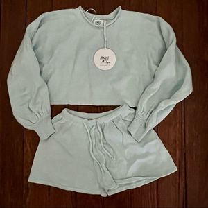 Princess Polly Ashleigh Set Blue XS/S NWT